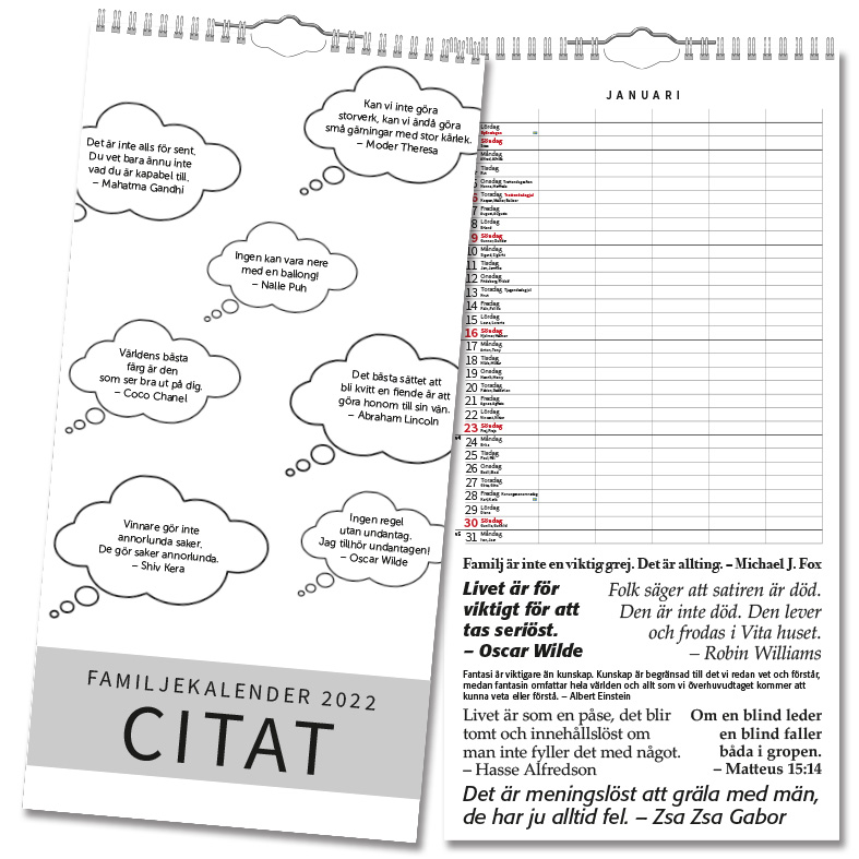 Köp Almanacka online – specialbutik för almanackor & kalendrar