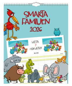 Smarta Familjen - Stor familjekalender | 2026