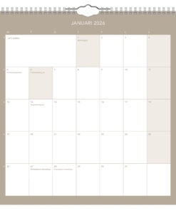 Alternative view of VÄGGKALENDER CLEAN 2026