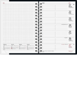 Alternative view of Lilla Veckonotes Svart | 2026