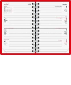 Alternative view of Manager Röd Plast | 2026